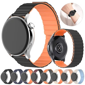 Magnetic Silicone Band Strap For Samsung Galaxy Watch 6 5 4 40mm 44mm 45mm 47mm - Picture 1 of 19