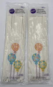 Wilton 20er Pack 11,75" weiß Lutscher Sticks Menge 2 - Bild 1 von 5