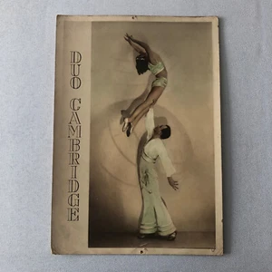 Circus Performer Acrobat Act Duo Cambridge Photo Photograph - Picture 1 of 10