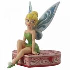 Disney Traditions Love Seat Tinker Bell on Heart Figurine 6005966