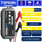 TOPDON T30000 Cargador de batería de coche Carga de 9 pasos uso seguro Wet Gel
