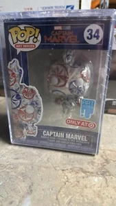 Funko Pop! Art Series CAPTAIN MARVEL #34 BX31 - Picture 1 of 4