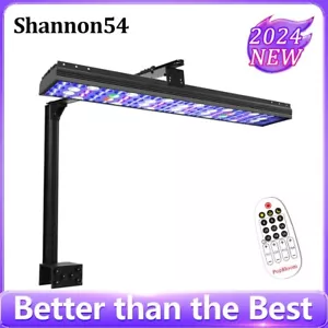 PopBloom LED Aquarium Light Full Spectrum for 60cm 24" Reef Coral Marine Tank - Picture 1 of 12