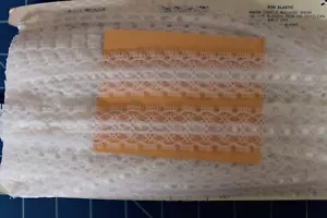 Lace - Poly/Nylon Lace with Satin Ribbon insert (sold per metre) 25mm wide - L28 - Picture 1 of 2