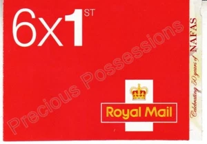 GB Barcode Briefmarkenheftchen PM18 50 JAHRE NAFAS 2009 MNH MCIL 1. GOLD - Bild 1 von 1