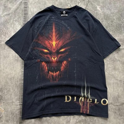 Camisa Promocional Videojuego De Colección Y2K Diablo 3 Devil Blizzard Foto 1 de 4