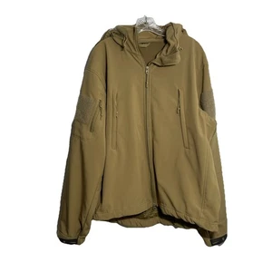 ROTHCO Tactical Mens LARGE 44 Special Ops Jacket Concealed Carry Brown Hooded - Picture 1 of 11