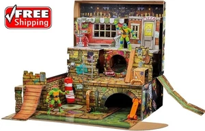 Tortugas Ninja Adolescentes Mutantes Guarida de Alcantarilla Pop Up Juego Acción Sobre la marcha Nuevo Juguete - Imagen 1 de 7