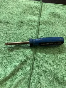 Armstrong Tools 1/4" Drive Socket Driver mango azul 10-943 EE. UU. - Imagen 1 de 9