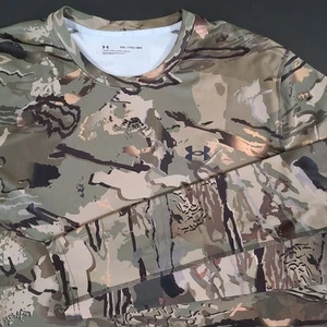 Under Armour PARA HOMBRES XXL UA Forest Brush Line Iso-Chill Camuflaje Manga Larga 1361308 - Imagen 1 de 12