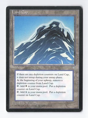 Land Cap Ice Age MTG Vintage Magic the Gathering Card LP/NM - Image 1 of 2