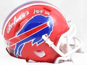 Andre Reed Signed Bills 87-01 Speed Mini Helmet HOF- Beckett W Hologram *Silver - Picture 1 of 3