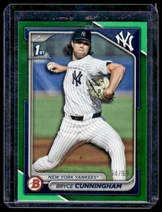 2024 Bowman Draft Bryce Cunningham 1st Green BD-97 New York Yankees #/99 - Picture 1 of 2