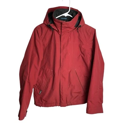 Volcom High Hat Snowboarding Jacket Size S Red Hooded Full Zip Ski Gorpcore - Image 1 of 4