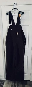 Carhart Herren XXL Loose Fit Duck Thermo Trägerhose Arbeit Hausarbeit Utility - Bild 1 von 12