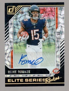 ROME ODUNZE 2024 PANINI DONRUSS ELITE SERIES ROOKIES RC AUTOMÁTICO **CHICAGO BEARS** - Imagen 1 de 2