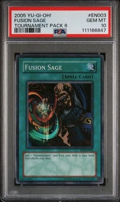 2005 Yu-Gi-Oh! Fusion Sage Tournament Pack 6 TP6 Super Rare PSA 10 - Image 1 of 2