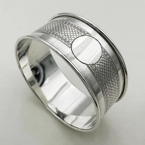 NAPKIN RING STERLING SILVER GEORGE V Birmingham 1929 Henry Griffith & Sons - Picture 1 of 3