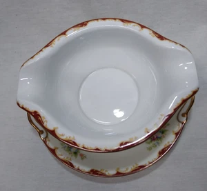 Vintage Harmony House Gravy Boat with Attached Underplate Wembley Discontinued - Picture 1 of 10