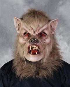 WEREWOLF HEAD MASK SOFT LATEX - Picture 1 of 1