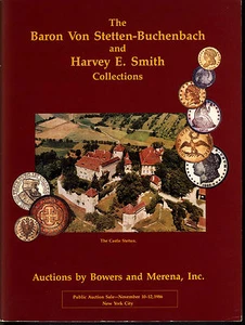 BOWERS AND MERENA AUCTION 1986.BARON VON STETTEN-BUCHENBACH AND HARVEY SMITH .81 - Picture 1 of 2