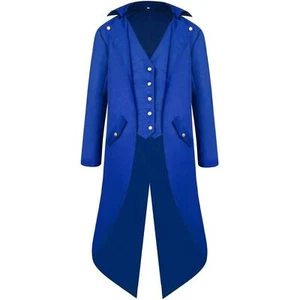 Gothic Tailcoat Victorian Costume Jacket Renaissance Pirate Vampire Frock Coat L - Picture 1 of 4