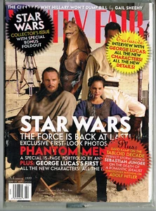 STAR WARS EPISODE I VANITY FAIR FEB 1999 #462 GAIL SHEEHY NM+ SEALED! UNREAD! - Picture 1 of 2