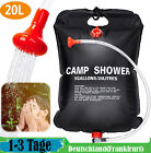 Camping Dusche Solar Garten Reise Festival Outdoor 20L Shower Wassersack Mobile