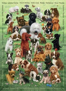 Cobble Hill Puppy Love 350-teiliges Puzzle - Bild 1 von 2