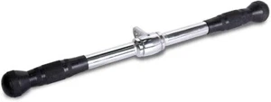 Barra de tríceps fitness prensado hacia abajo tapones de goma accesorio de máquina de fuerza 20 pulgadas - Imagen 1 de 2