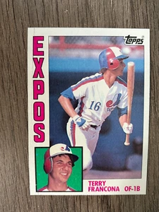 1984 Topps #496 Terry Francona - Montreal Expos - Picture 1 of 2