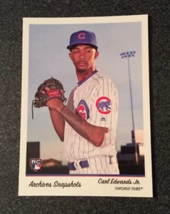 2016 Archives Snapsots Carl Edwards RC Cubs - Picture 1 of 2