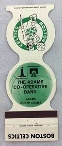 NBA 1982-83 Boston Celtics Matchbook Cover Basketball Schedule - Adams Bank - Picture 1 of 2