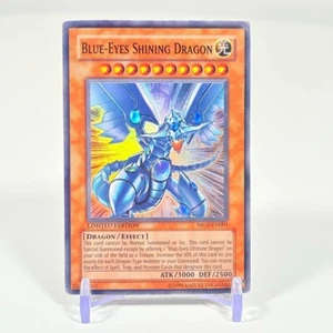 Blue Eyes Shining Dragon MOV-EN001 Limited Edition YuGiOh Foil Lightly Played - Picture 1 of 3