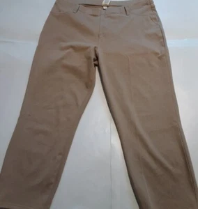 Faded Glory Womens Beige Casual Stretch Pants XL (16-18) - Picture 1 of 9