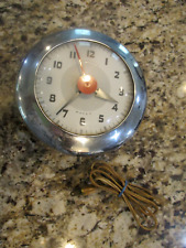 RETRO SENTINEL WAFER ELECTRIC WALL CLOCK E. INGRAHAM MODEL SK174 WORKING COND.!