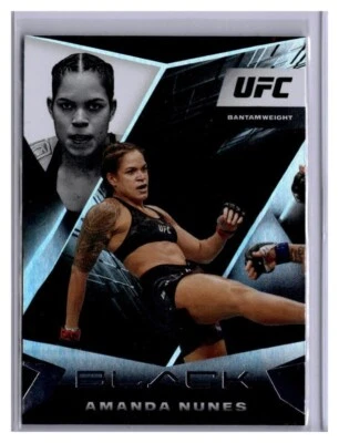 2021 Panini Chronicles Black UFC Amanda Nunes Bantamweight #105 - Image 1 of 2