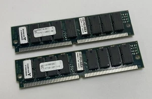 64MB Kit (2 x 32MB) Mitsubishi MH8M36DNJ-6 60ns 72-Pin Parity EDO Memory Modules - Zdjęcie 1 z 3