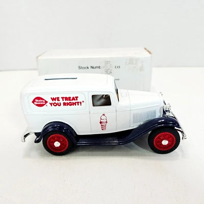 Ertl Dairy Queen 1932 Ford Delivery Van Bank Replica Die Cast Metal Ice Cream - Image 1 of 4