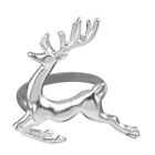 Holiday Deer Napkin Rings for Xmas Table Decoration