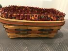 Longaberger 98 Shades of Autumn Small Chore Basket w/liner/protector - Free Ship