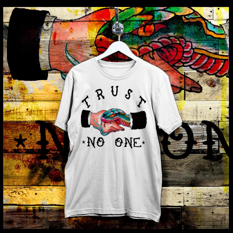 Hip Hop t-shirt Pablo Escobar Cartel Mob Boss Street Hustle Trust No One new tee - Image 1 of 1