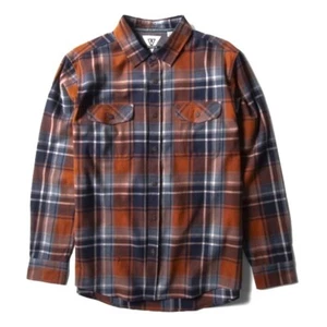 VISSLA CENTRAL COAST Men's L/S Flannel Shirt - TRC - Medium - NWT - Picture 1 of 2