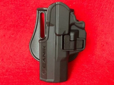 Canik TP9 SF Factory Holster. Paddle OWB Retention Holster. Left Handed.