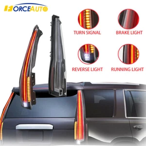 Pair Side LED Tail Lights Kit For 2007-14 GMC Yukon Chevy Suburban Tahoe LH & RH - Picture 1 of 12