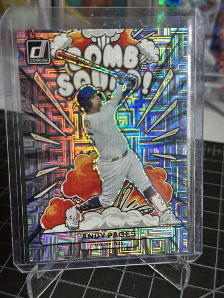 ANDY PAGES 2023 DONRUSS BOMB SQUAD VECTOR PARALLEL - Image 1 of 1