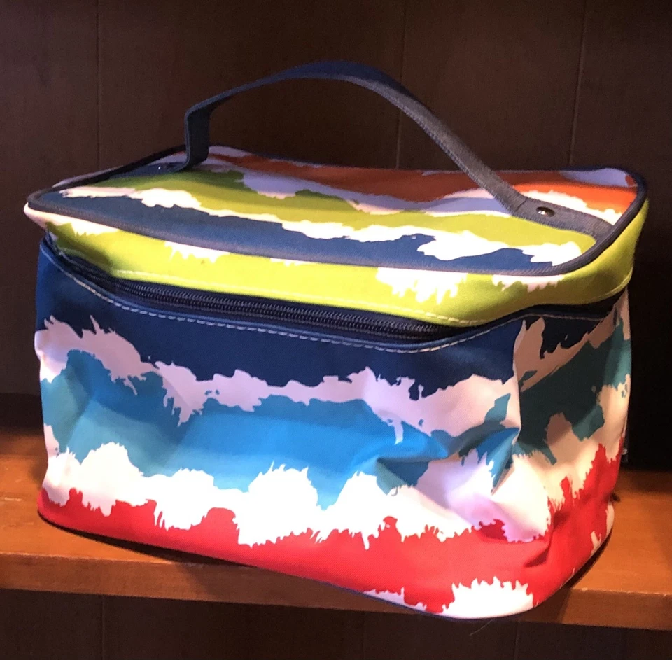 Bolsa de viaje cosmética cierre cremallera lona suave Foto 1 de 1