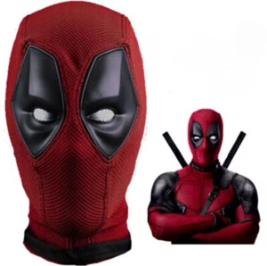 Deadpool Full Head Mask - Deluxe Nylon Cosplay Mask for Halloween and Costumes - Picture 1 of 6