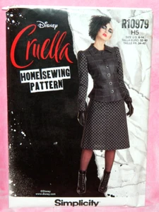 Patrón de Disfraz Sin Cortar Simplicity Misses Talla 6-14 Disney Cruella Deville 10979 - Imagen 1 de 2