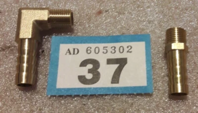 CHRYSLER TORQUE FLITE 8 AUTOMATIC GEARBOX COOLER PIPE UNIONS 5/16" HOT ROD - Image 1 of 4